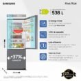 SAMSUNG RB53DG706CS9EF F1rst75 AI FRIGORIFERO COMBINATO-2