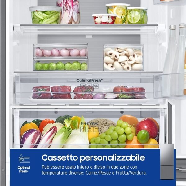 SAMSUNG RB53DG706CS9EF F1rst75 AI FRIGORIFERO COMBINATO-9