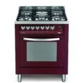 Lofra PR76MFTC Cucina Rainbow 70 cm con forno elettrico – Burgundy