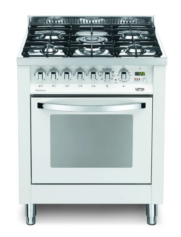 Lofra Rainbow PBP76MFTC - Cucina 70 cm con forno elettrico – Bianco perla